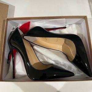 So Kate 120 mm patent black leather